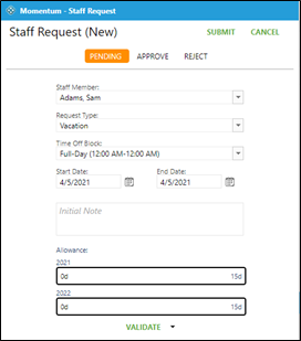 New Request