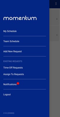US mobile menu