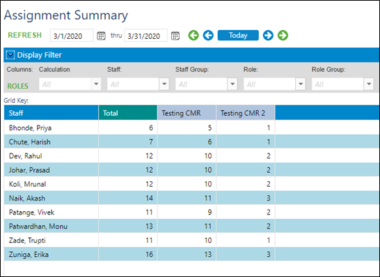 assignment summary