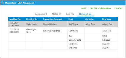log file