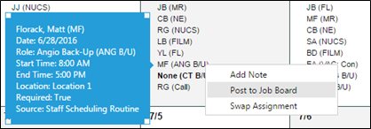 post to job board